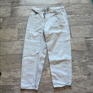 GAP Light Blue Barrel Jean High Rise